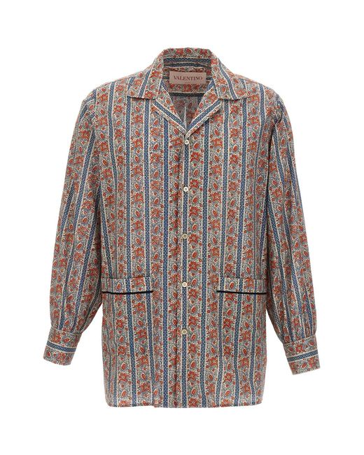 Valentino Garavani Multicolor 'voyage Imaginaire' Shirt for men