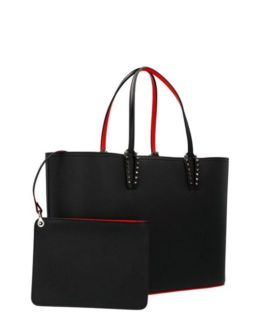 Christian Louboutin Black 'cabata' Shopping Bag