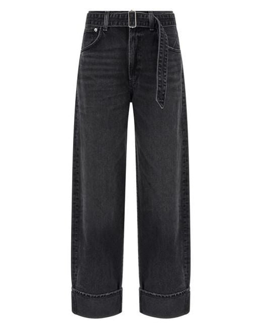 Agolde Blue 'cuffer Taper' Jeans