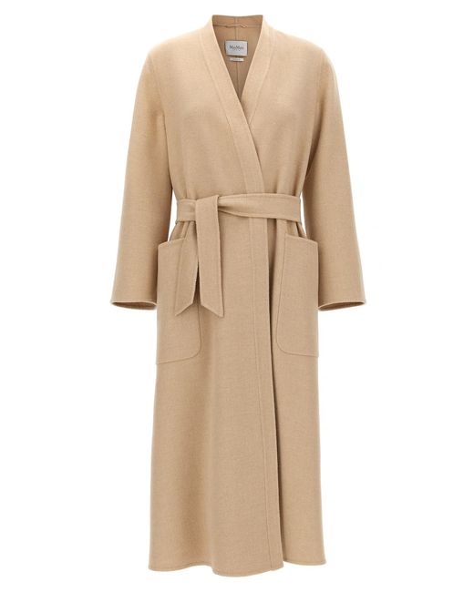 Max Mara Natural 'Vezzoso' Coat