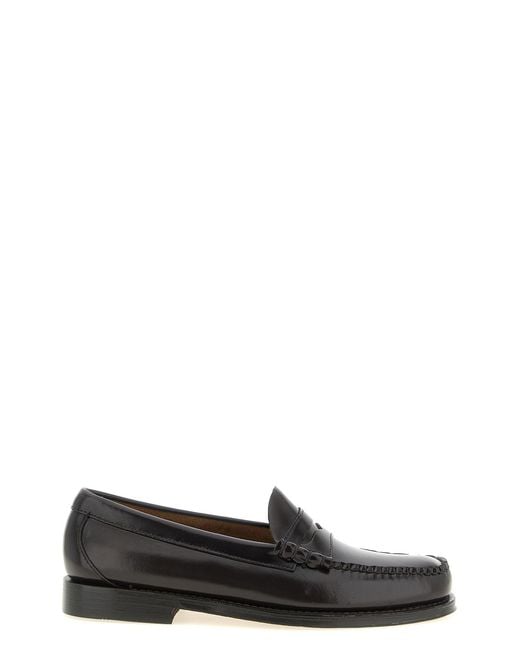 G.H.BASS Black 'weejuns Larson' Loafers for men