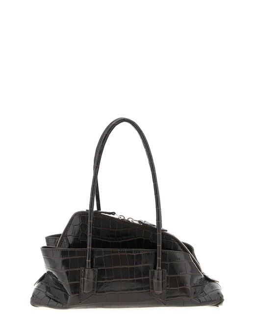 The Attico Black Umhängetasche "La Passeggiata Small"