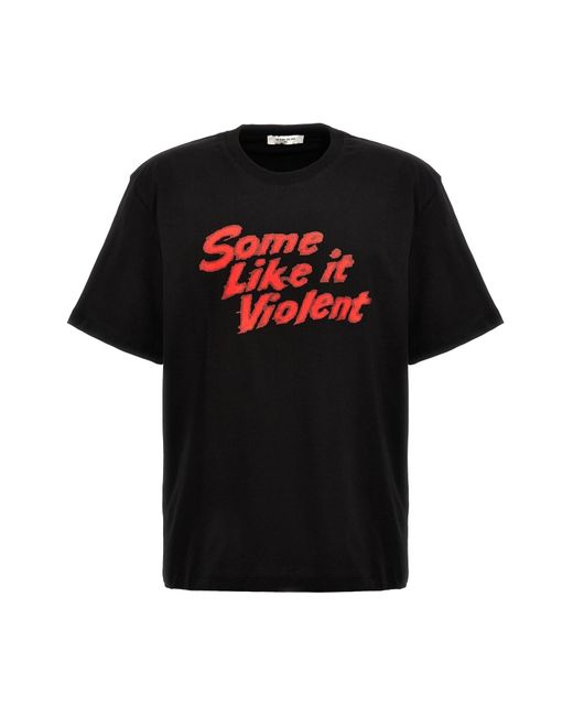 Ih Nom Uh Nit T-Shirt "Some Like It Violent" in Black für Herren