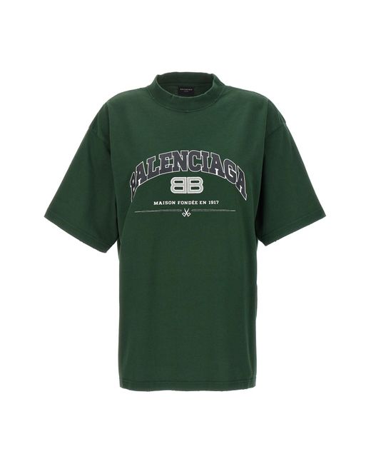 Balenciaga Green ' Light Destroy' T-shirt