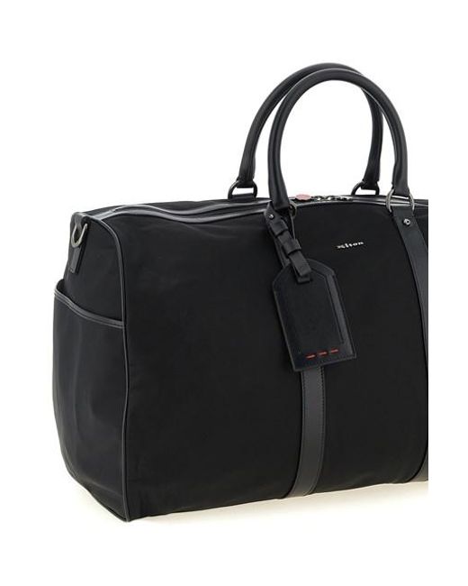 Borsone 'Weekend' di Kiton in Black da Uomo