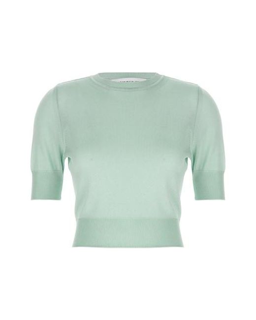 Antonino Valenti Green 'leonora Carrington' Crop Sweater