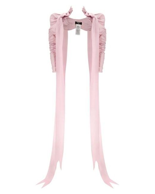 DSquared² Pink 'marie Antoniette' Shrug Vaquera X