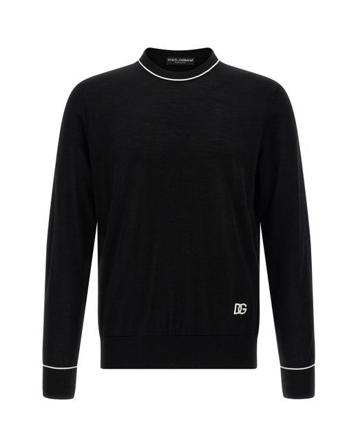 Dolce & Gabbana Black Dolce & Gabbana Sweaters for men
