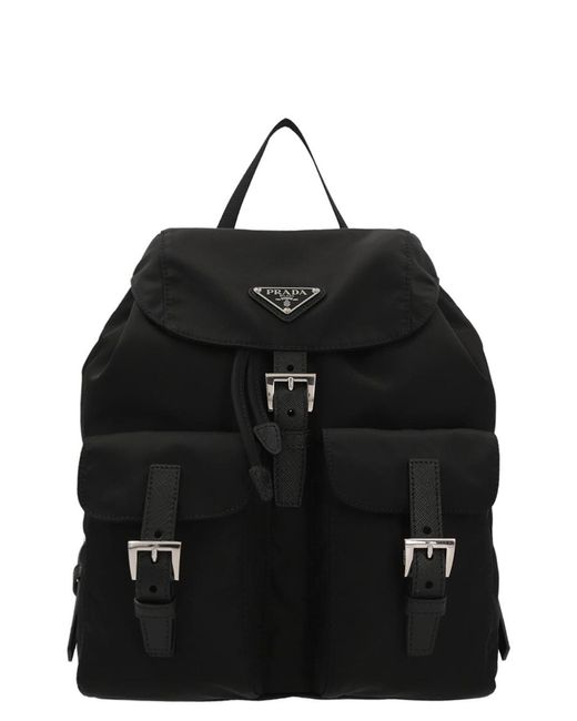 Prada Black Re-Nylon Small Backpack