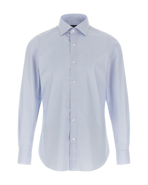 Finamore 1925 Blue 'napoli' Shirt for men