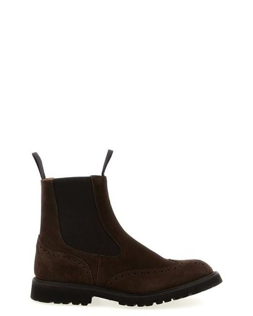 Tricker's Brown 'henry' Ankle Boots for men