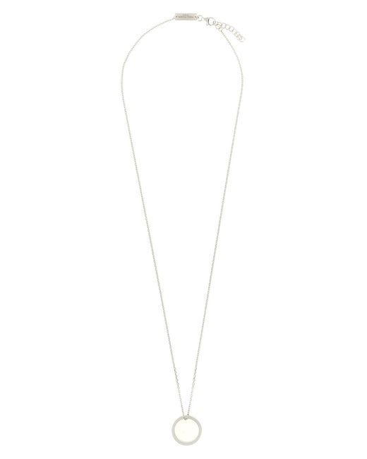 Maison Margiela White 'number Reference' Necklace for men