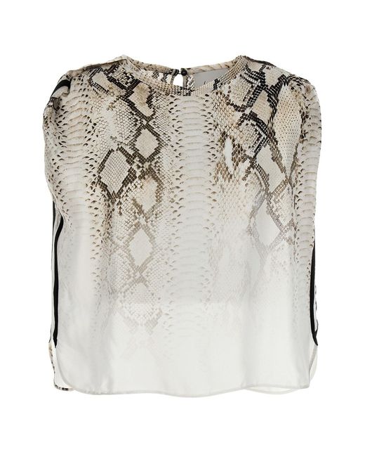Nude Multicolor 'snake' Bloshirt