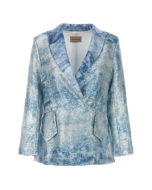 Le twins Blue 'como' Blazer
