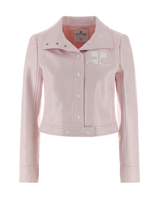 Courreges Pink 'vinyl' Jacket