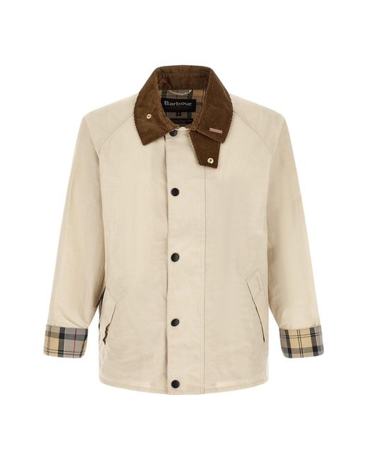 Barbour Natural 'transporter Icons' Jacket for men
