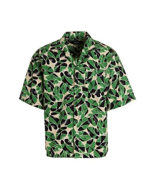 Camicia 'Bowling Dropped' di DSquared² in Green da Uomo