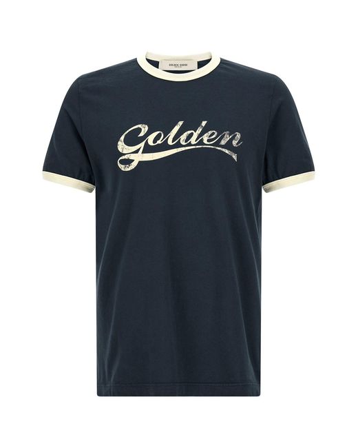 Golden Goose Deluxe Brand Black 'rollo' T-shirt for men