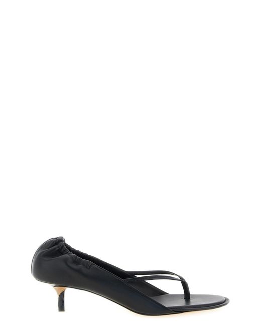 Jacquemus Black 'les Sandales Nu-pieds B' Sandals