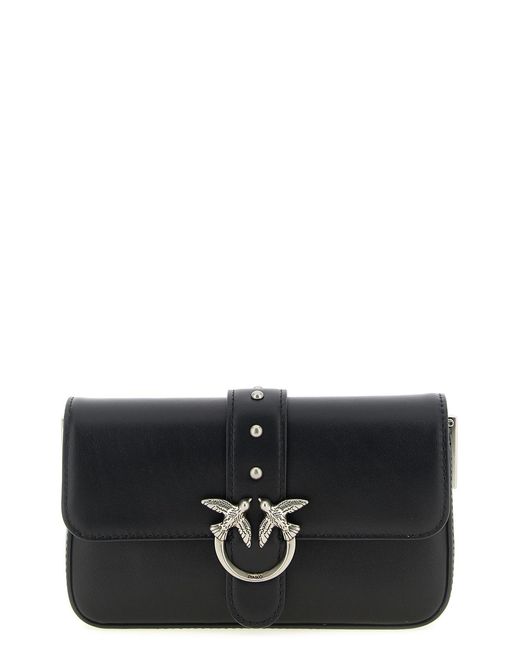Pinko Black 'baby Love One Slouchy' Small Shoulder Bag