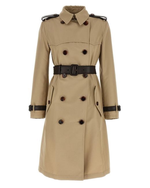 Burberry Natural 'Foxfield' Trench Coat