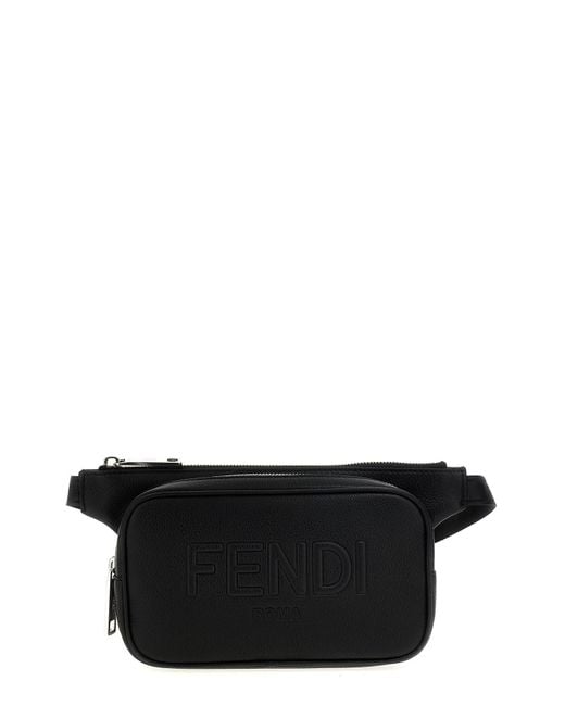 Fendi fanny pack white cheap