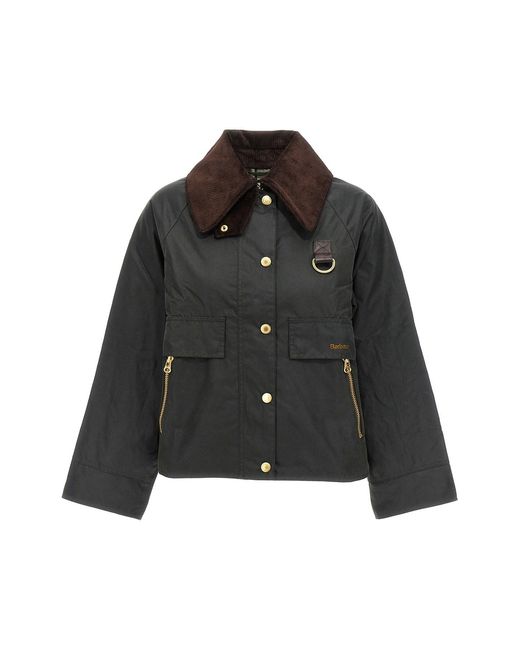 Barbour Black 'catton' Jacket