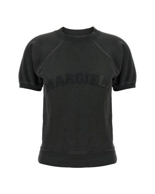 Maison Margiela Black Dãcortiquã Logo Sweatshirt