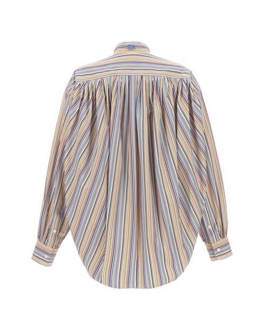 Camicia righe di Etro in Gray