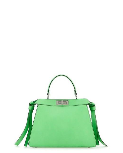 Fendi Green 'peekaboo Iseeu' Midi Handbag