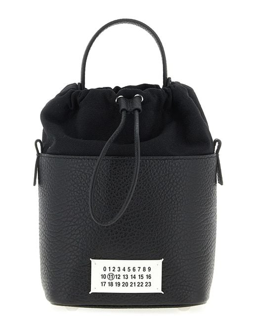 Maison Margiela Black '5Ac' Bucket Bag