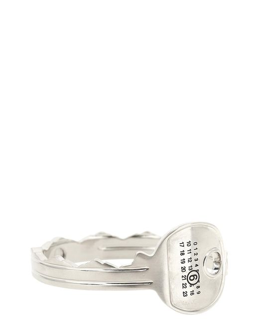 MM6 by Maison Margiela White 'numeric Signature Mm6' Bracelet