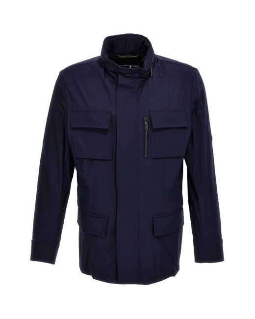 Moorer Blue 'manolo-kn' Jacket for men