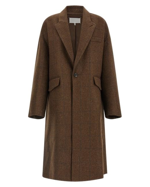 Maison Margiela Brown 'cocooning' Coat