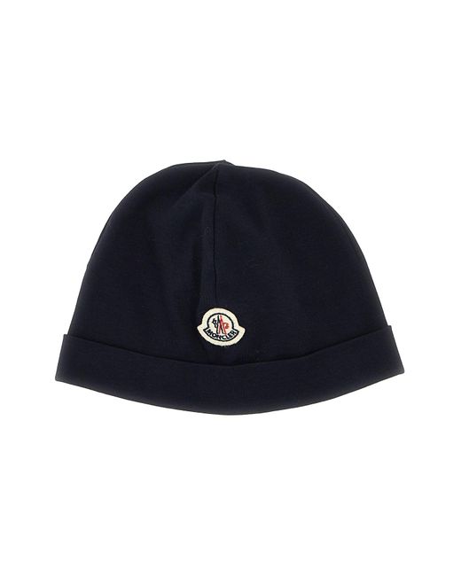 Moncler Blue Mütze Mit Logo