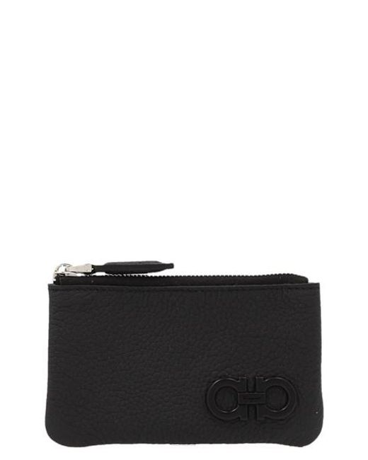 Portachiavi 'Big Key Case' di Ferragamo in Black da Uomo