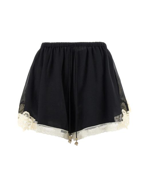 Zimmermann Black 'roselight' Shorts