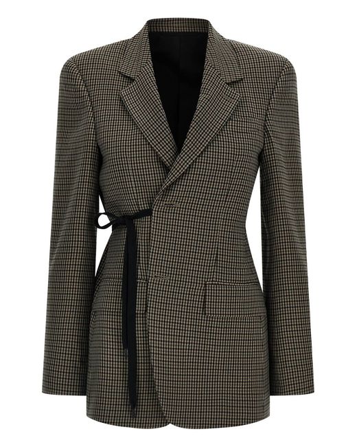 Balenciaga Black 'wrap Tailored' Blazer