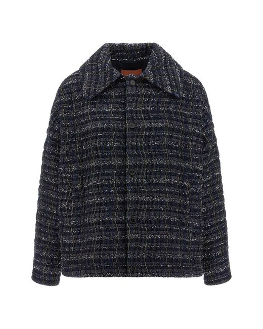 Missoni Blue Caperdoni Frame Overshirt