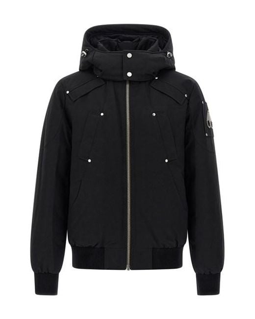 Moose Knuckles Black 'original Ballistic' Down Jacket for men