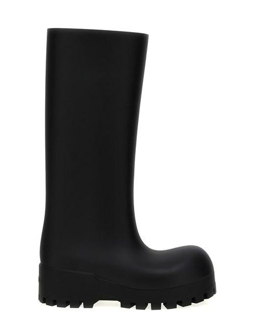 Balenciaga Black 'bulldozer' Rain Boots