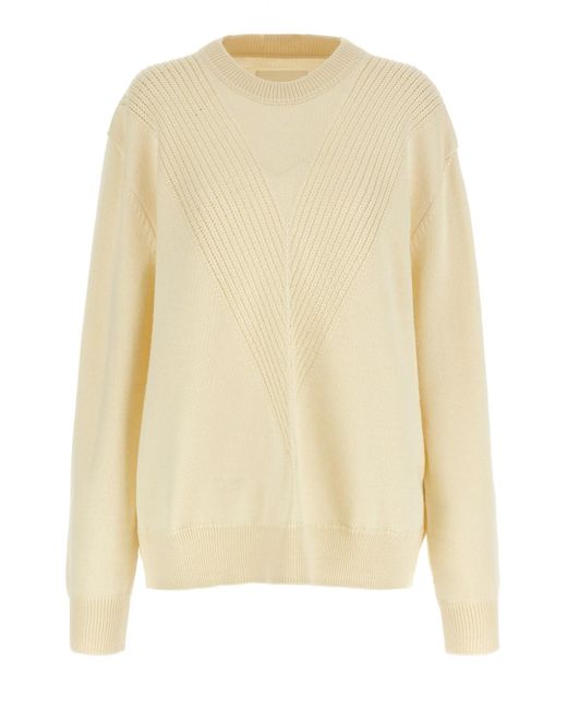 Jil Sander Natural Wool Sweater for men