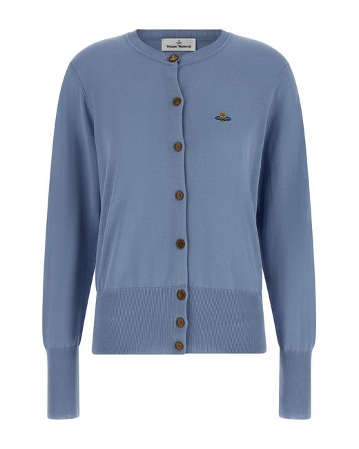 Vivienne Westwood Blue 'bea' Cardigan