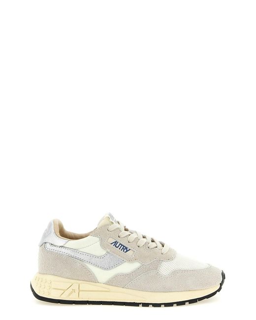 Autry White 'reelwind Low' Sneakers