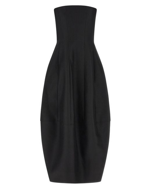 Khaite Black 'stela' Dress