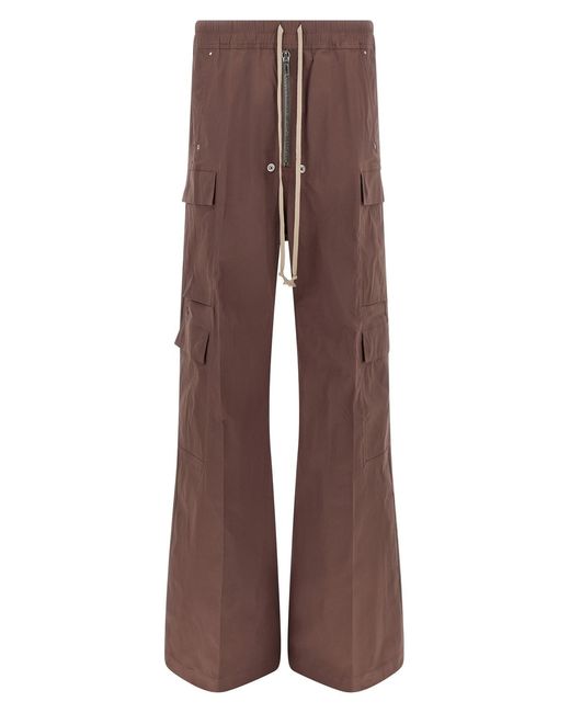 Rick Owens Brown 'cargobelas' Pants for men