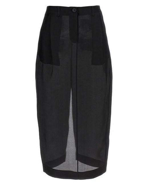 Gonna 'Lucian' di Khaite in Black