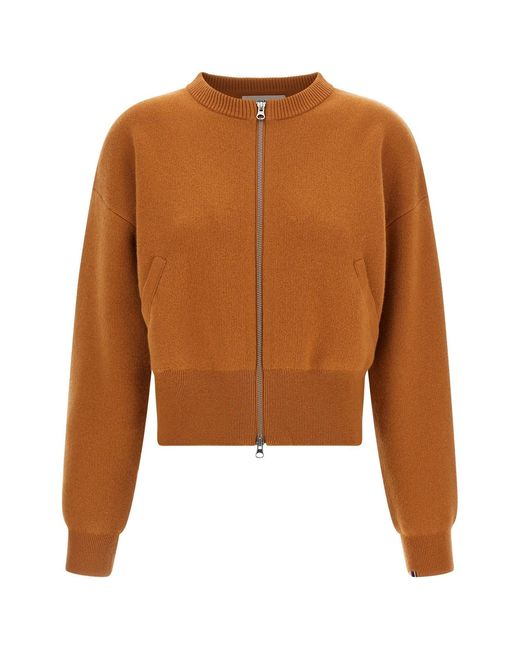 Extreme Cashmere Brown 'n°478 Xtra Fun' Cardigan