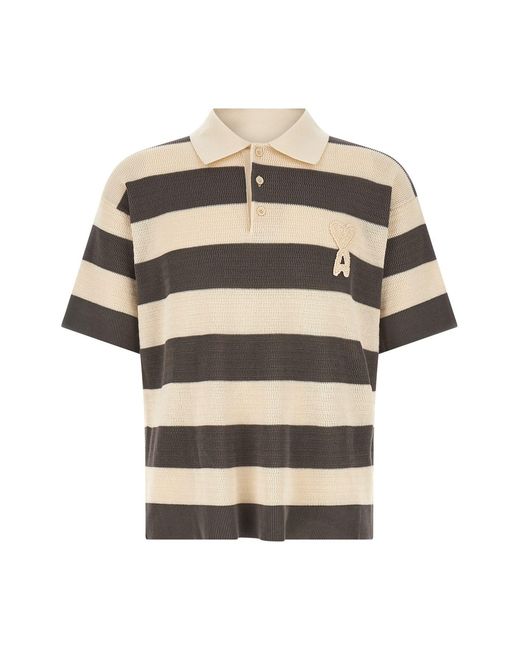 AMI Multicolor 'ami De Coeur' Polo Shirt for men
