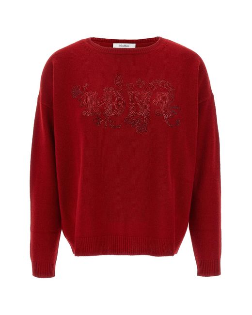 Max Mara Red 'nias' Sweater